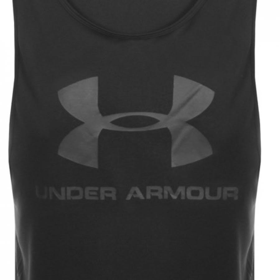 Alternative Image for ProductUnder Armour Sportstyle Vest T Shirt Black3